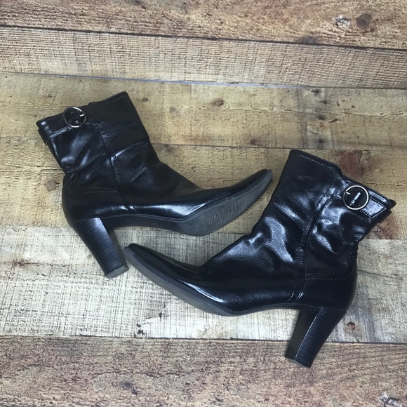 Impoflex ankle boot black zip up size 9 - Picture 1 of 4